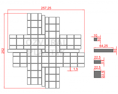 K401 - Kauçuk Dizgi Kalıbı