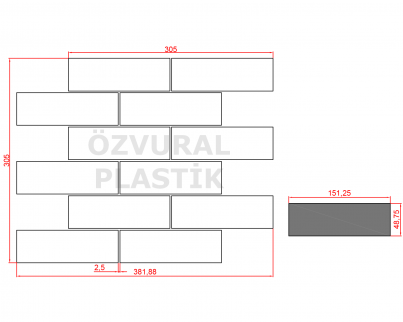 K422 - Kauçuk Dizgi Kalıbı